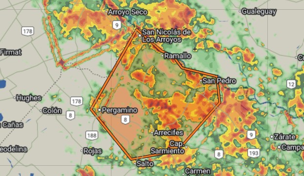 Alerta a corto plazo para San Pedro: “tormentas fuertes con lluvias intensas” | FM Avenida