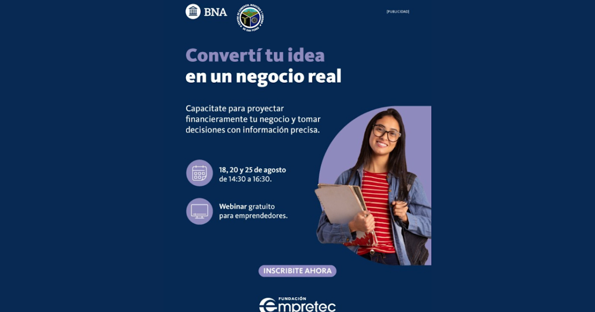 Ciclo de capacitación del Banco Nación para comerciantes y emprendedores | FM Avenida