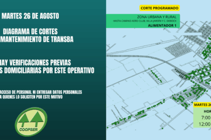 Cortes de luz programados en San Pedro por tareas de mantenimiento | FM Avenida