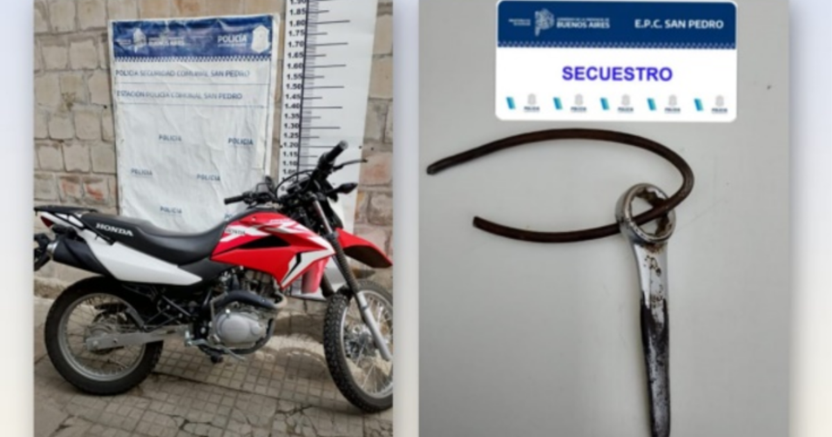 Detienen a dos jóvenes con una moto robada | FM Avenida
