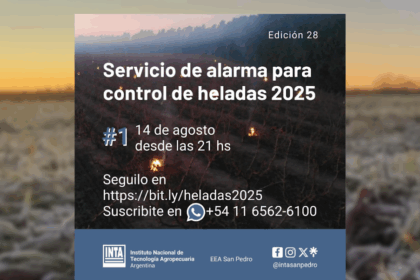El INTA San Pedro pone en marcha el servicio de alarma para el control de heladas | FM Avenida