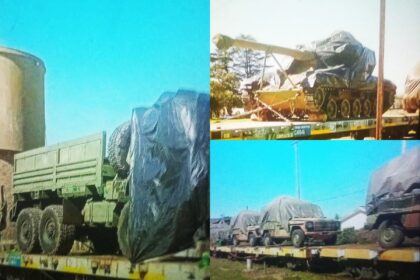 Pasó por Santa Lucía la carga de tanques de guerra que el Ejército envió a Chaco para un ejercicio de combate | FM Avenida