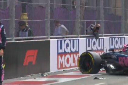 F1 GP de Azerbaiyán: Franco Colapinto no pudo evitar el golpe contra el muro tras el despiste de Gasly y largará 16° en Bakú | FM Avenida