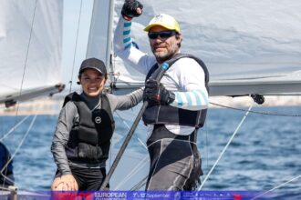Julio Alsogaray y Malena Sciarra, campeones europeos de Snipe en Portugal | FM Avenida