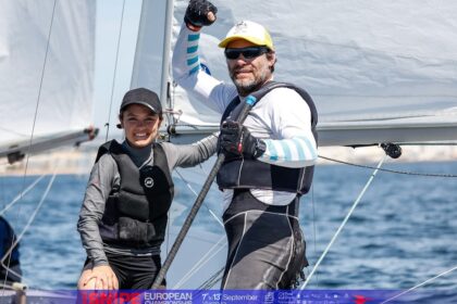 Julio Alsogaray y Malena Sciarra, campeones europeos de Snipe en Portugal | FM Avenida