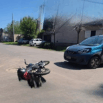 Motociclista herido tras chocar con un automóvil | FM Avenida
