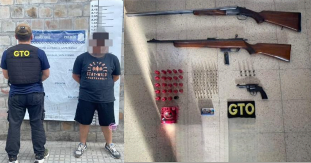 Secuestro de armas y un detenido en un allanamiento por amenazas y lesiones | FM Avenida