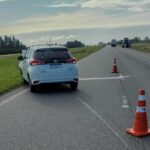 Accidente entre un auto y un camión en ruta 9: una mujer fue hospitalizada por heridas leves