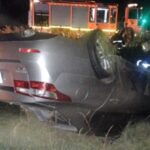 Accidente en la Ruta 188: un vecino de General Pinto volcó entre Ameghino y Lincoln | FM Avenida