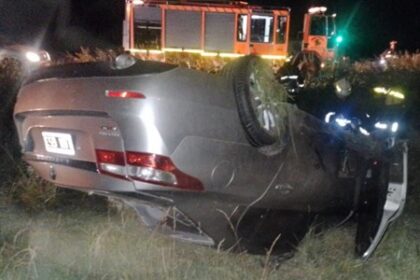 Accidente en la Ruta 188: un vecino de General Pinto volcó entre Ameghino y Lincoln | FM Avenida