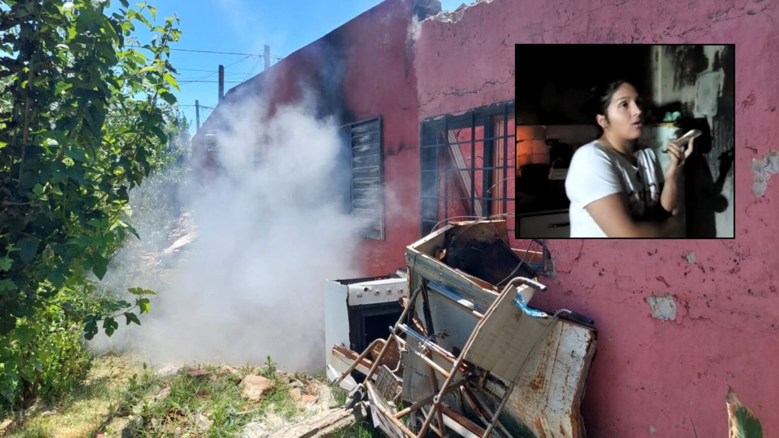 Amigos de La Opinión: entregaron una donación a una familia que perdió su vivienda en un incendio | FM Avenida