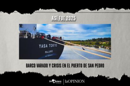 Así fue 2025: barco varado y crisis en el Puerto de San Pedro | FM Avenida