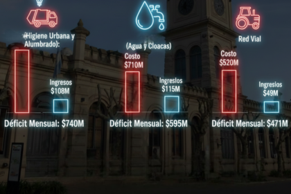 Borgo informó un déficit cientos de millones por mes entre el costo de servicios básicos y el ingreso por tasas | FM Avenida