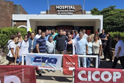 Cacerolazo de CICOP en el Hospital por falta de pago de sueldos y horas de guardia a profesionales de la salud | FM Avenida