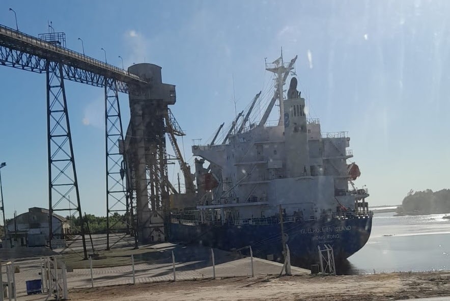 Carga de 30 mil toneladas de trigo y cebada en el puerto con destino a Hong Kong | FM Avenida