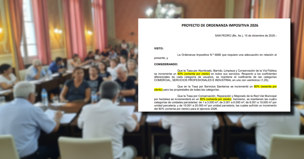 Concejales y mayores contribuyentes votan la ordenanza impositiva | FM Avenida