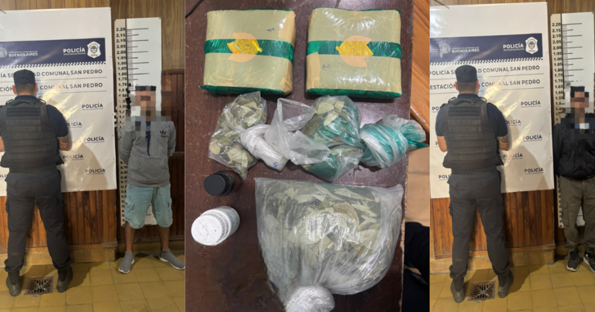 Dos hombres oriundos de Salta detenidos con ladrillos de cocaína en San Pedro | FM Avenida