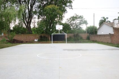 Inauguraron el nuevo playón deportivo en la Escuela Secundaria N° 1 de Santa Lucía | FM Avenida