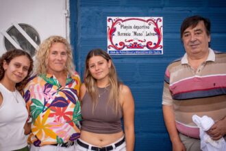 Pescadores homenajeó a un emblema del club: el playón deportivo se llama Horacio “Mono” Leiva | FM Avenida