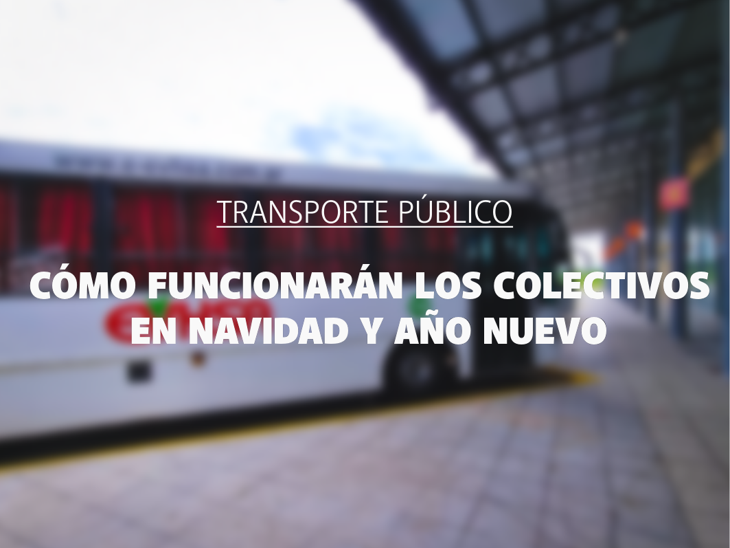 Transporte público: cómo funcionan los colectivos en Navidad y Año Nuevo | FM Avenida