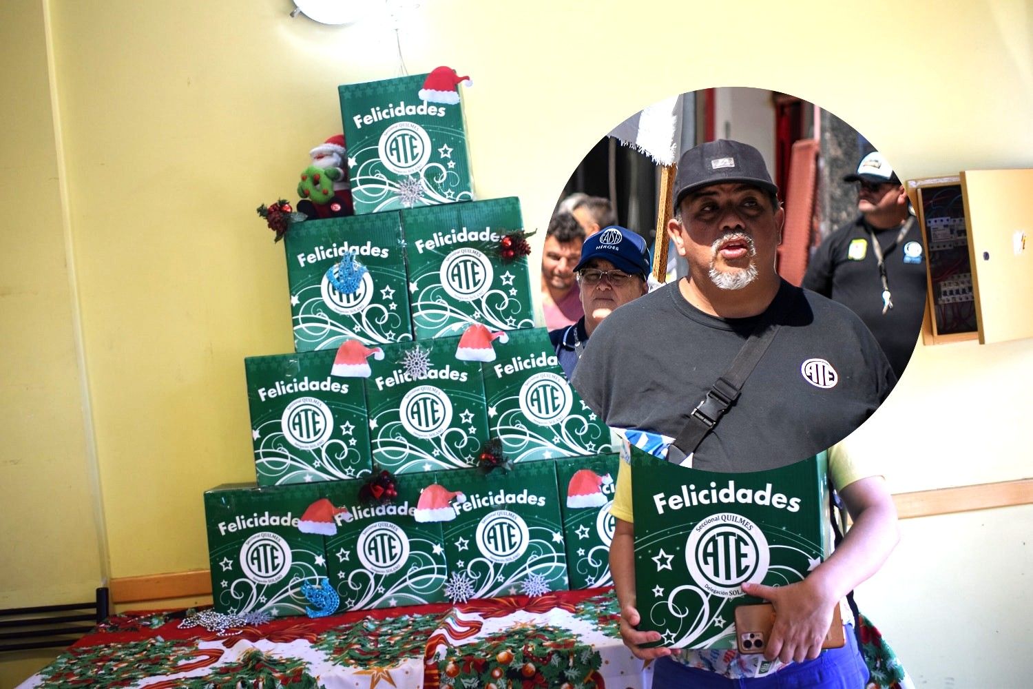 Tras la polémica por las cajas navideñas, ATE explicó a afiliados que el aporte municipal es el más importante | FM Avenida