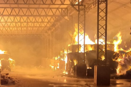 Voraz incendio en Celupaper: intenso trabajo de Bomberos Voluntarios | FM Avenida