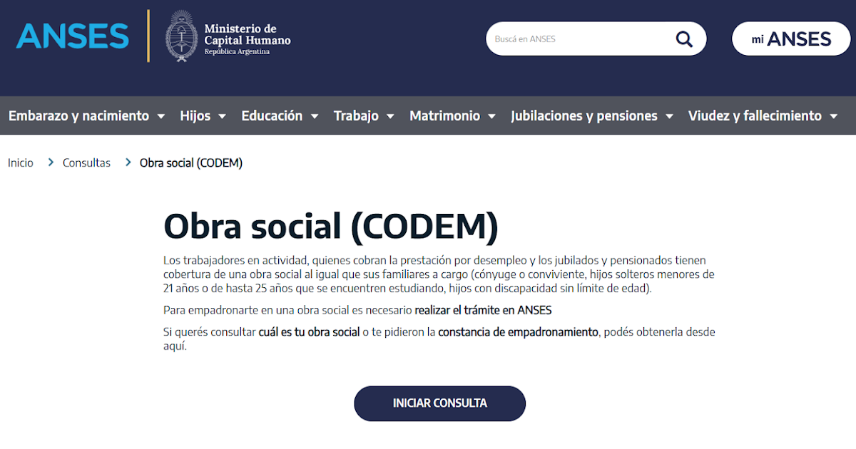 ANSES informó cómo obtener el comprobante de obra social de forma virtual | FM Avenida