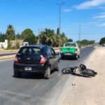 Accidente en Ruta 1001 y Crucero General Belgrano: una mujer resultó lesionada | FM Avenida