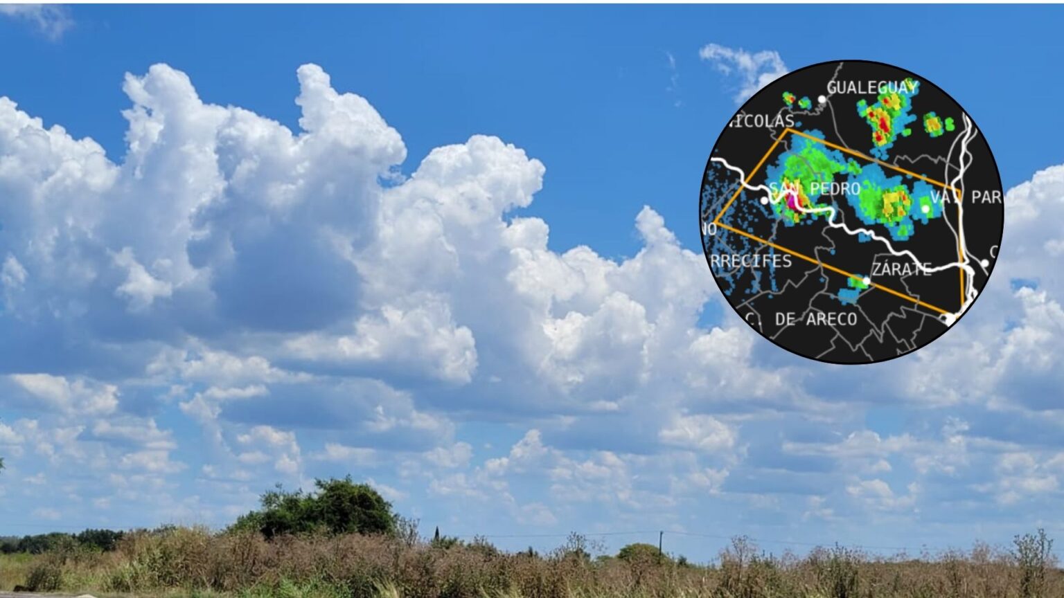 Alerta a corto plazo para San Pedro: tormentas fuertes con lluvias intensas y posible caída de granizo | FM Avenida