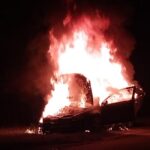 Ardió en llamas un auto en ruta 191 | FM Avenida