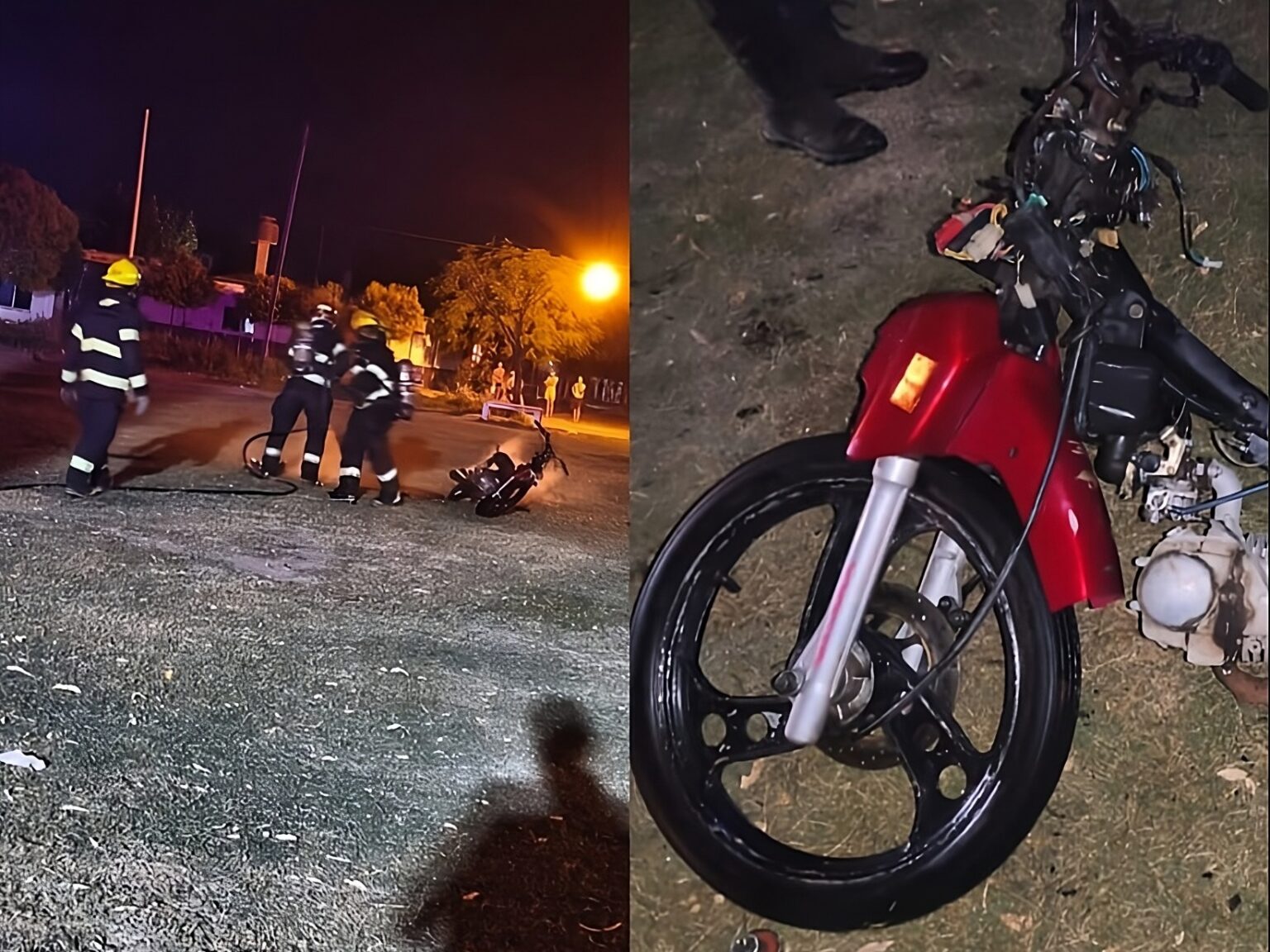 Bomberos sofocó un incendio de moto en inmediaciones del CIC | FM Avenida