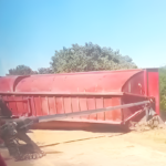 Camión arenero volcó la batea en ruta 191 | FM Avenida