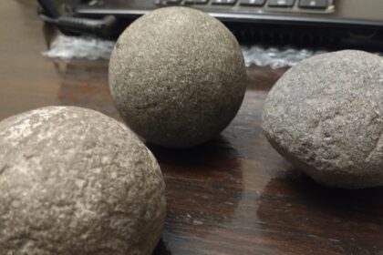 Cedieron tres piezas de antiguas boleadoras al Museo Paleontológico | FM Avenida