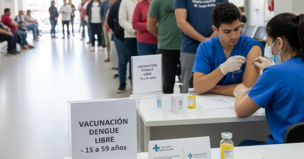 Continúa la vacunación libre contra el dengue en el Hospital | FM Avenida