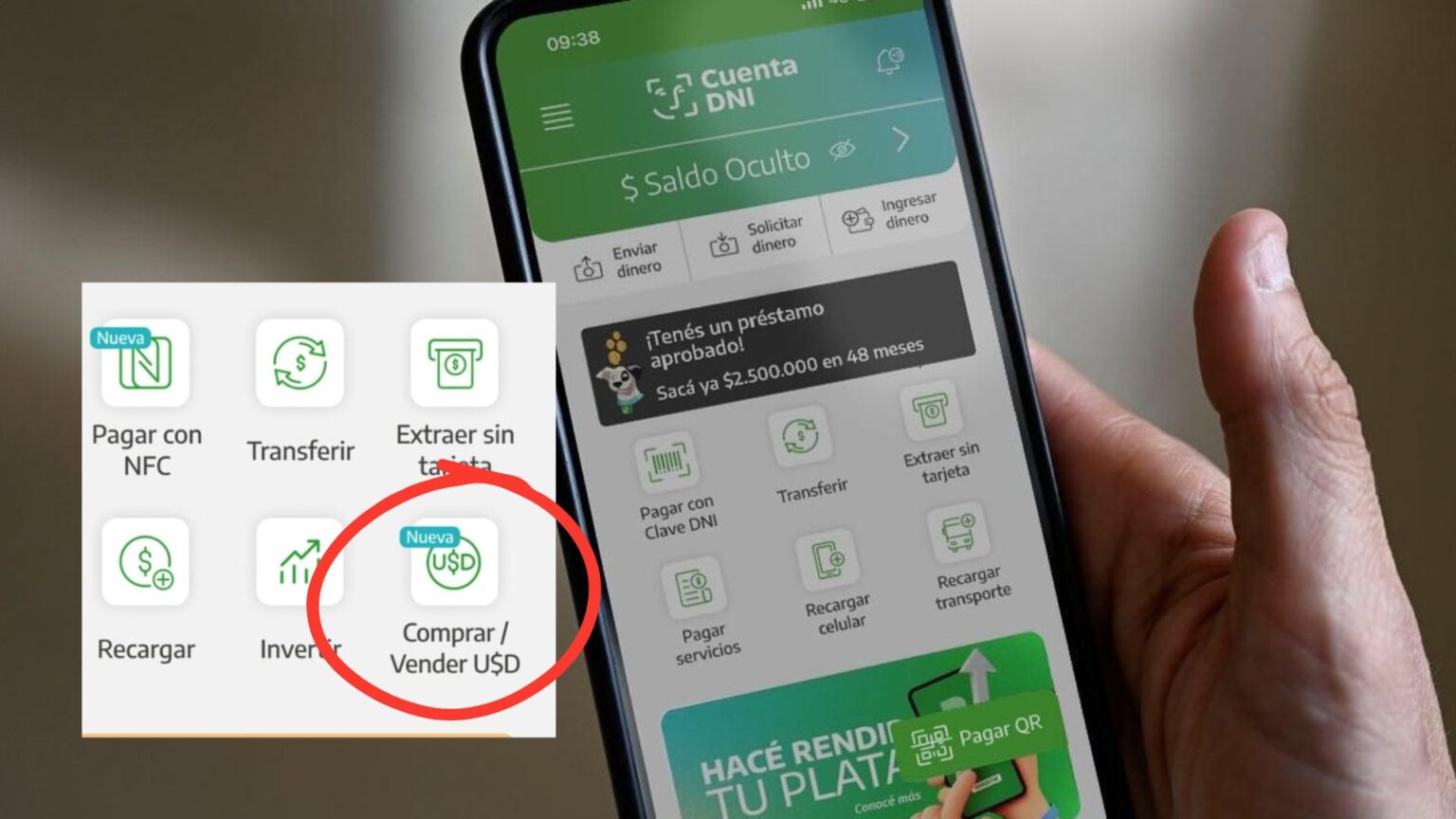 Cuenta DNI: quedó habilitada la compra, venta y transferencia de dólares | FM Avenida