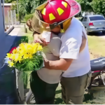 Dos bomberos de Gobernador Castro sellaron su compromiso tras combatir los incendios forestales (Video) | FM Avenida