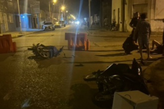 Dos heridos con fracturas en un choque entre motos | FM Avenida