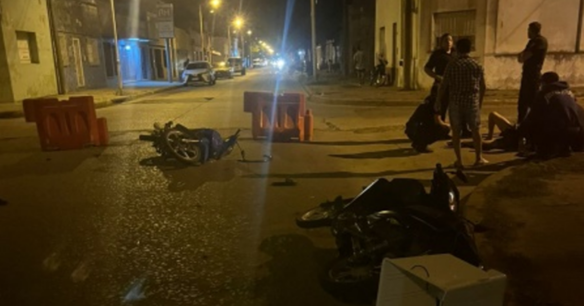 Dos heridos con fracturas en un choque entre motos | FM Avenida