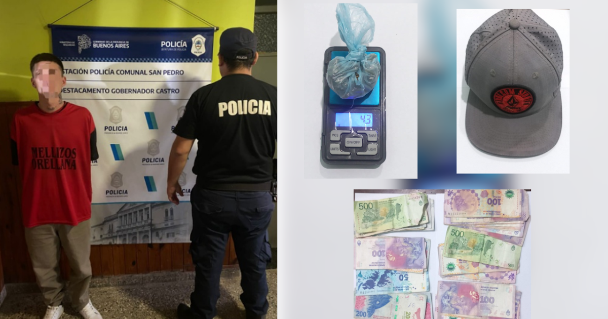 Gobernador Castro: Capturan al autor de un robo tras seguimiento por cámaras de seguridad | FM Avenida