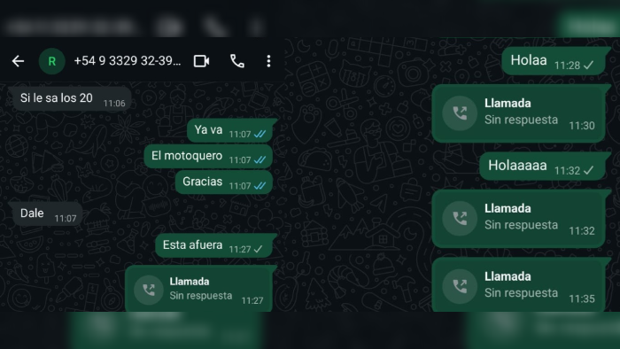 Hace el pedido y te deja con el clavo: alertan sobre una joven que ya estafó a motoqueros por más de 45 mil pesos | FM Avenida