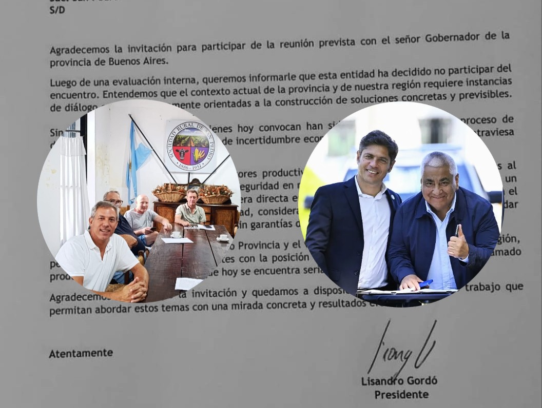La Sociedad Rural rechazó la invitación a la reunión con Kicillof: "No es un interlocutor confiable" | FM Avenida