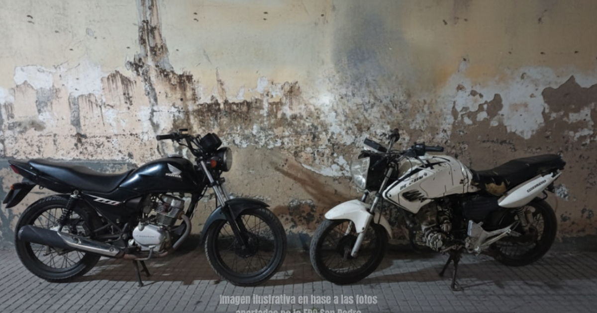 La policía recuperó una moto robada e interceptó otra unidad con el cuadro adulterado | FM Avenida