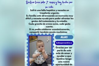 Santino, el bebé de 7 meses que necesita un trasplante de hígado en estado crítico en el Garrahan | FM Avenida