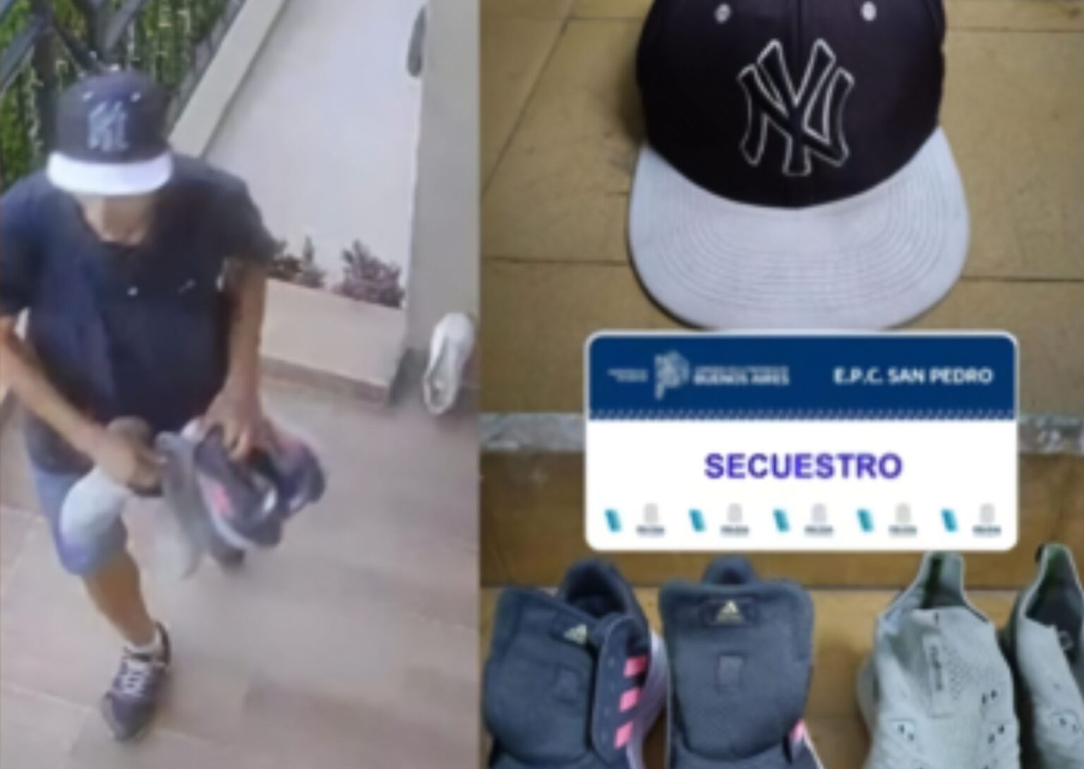 Se colgó de un balcón para robar zapatillas y fue aprehendido | FM Avenida