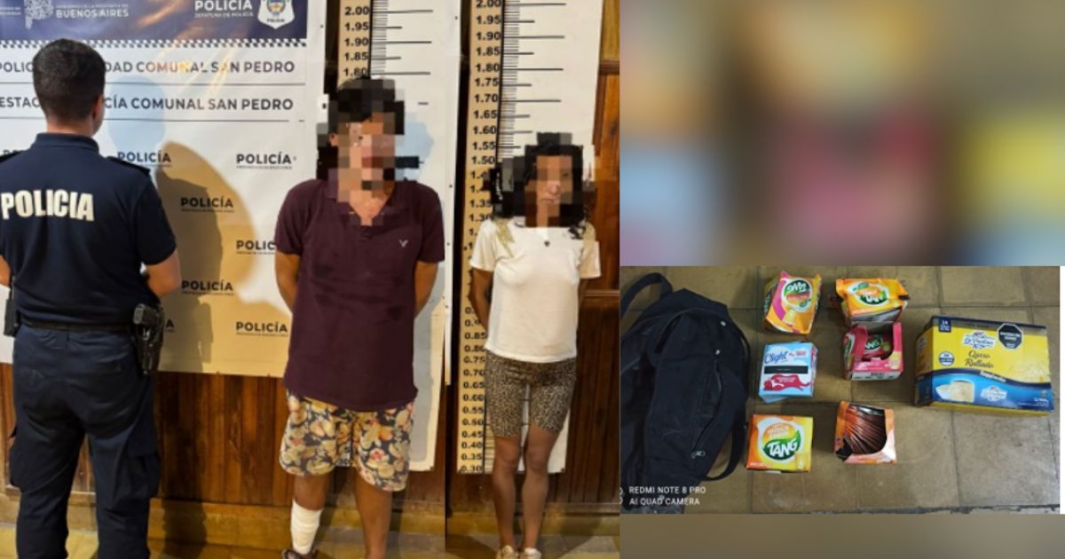 Tras una alerta vecinal, la policía detuvo a una pareja que robó en un comercio | FM Avenida