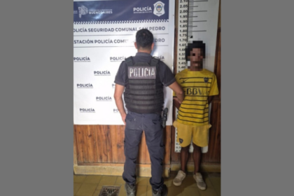 Un detenido generando disturbios con un arma blanca | FM Avenida