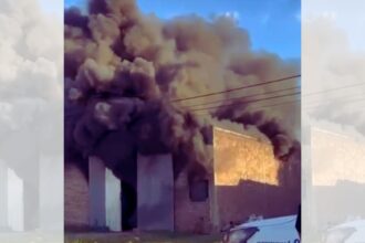 Un incendio de gran magnitud destruyó un galpón en Gobernador Castro | FM Avenida