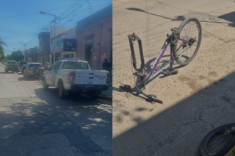 Una adolescente herida tras un choque entre una camioneta y una bicicleta | FM Avenida
