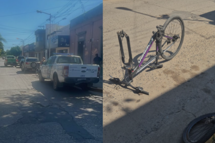 Una adolescente herida tras un choque entre una camioneta y una bicicleta | FM Avenida