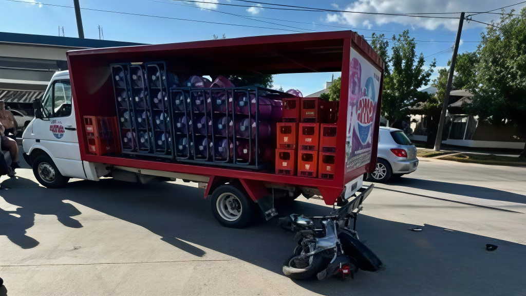 Una joven resultó herida en un choque y terminó imputada por circular en una moto con motor adulterado | FM Avenida